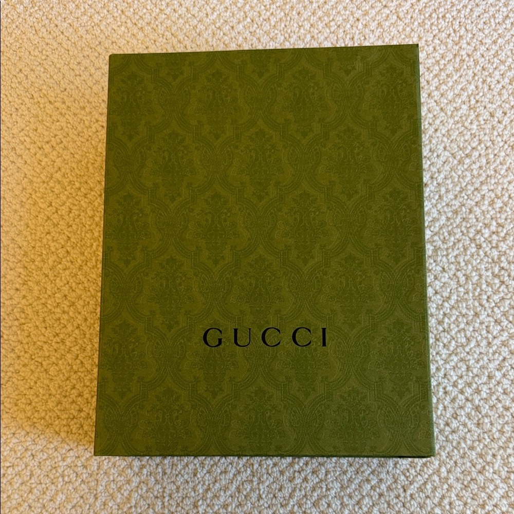 Gucci Olive Green Patterned Box